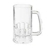 GET 00084-1-SAN-CL 12 Oz. Clear SAN Beer Mug