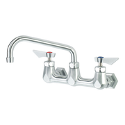 Krowne DX-808 Diamond Series 8" Center Wall Mount Faucet with 8" Swing Spout
