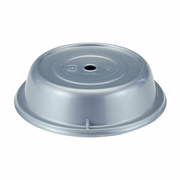 Cambro 1000CW486 10.19" Silver Lightweight Polycarbonate Stackable Round Camwear Camcover