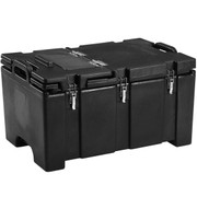 Cambro 100MPCHL110 40 Qt. Black Polyethylene Top Loading Full Size CamCarrier