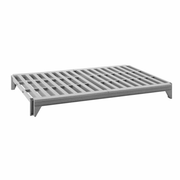 Cambro CPSK1848V4480 48" W x 18" D Speckled Gray Polypropylene Vented Camshelving Elements Shelf Plate Kit