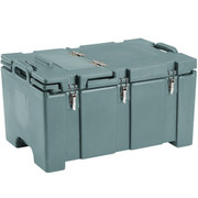 Cambro 100MPCHL401 40 Qt. Slate Blue Polyethylene Top Loading Full Size CamCarrier