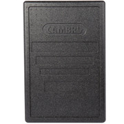 Cambro EPP180LID110 15.75" W x 1.34" H x 23.62" D Black Cam GoBox Insulated Food Pan Carrier Lid Only