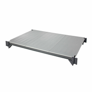 Cambro ESK1842S5580 42" W x 18" D Brushed Graphite Polypropylene Solid Camshelving Elements Shelf Plate Kit