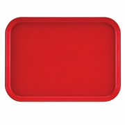 Cambro 16225521 16.5" x 22.5" Rectangular Fiberglass Cambro Red Camtray