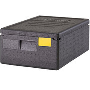 Cambro EPP140SW110 28.5 Qt. Black Polypropylene Top Loading Cam GoBox Insulated Food Pan Carrier