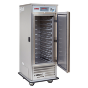 Cambro ACU1826R000 32" W x 37.5" D x 78.75" H Stainless Steel Solid Hinged One-Section Refrigerator Air Curtain Ultra