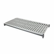 Cambro ESK1836V5580 36" W x 18" D Brushed Graphite Polypropylene Vented Camshelving Elements Shelf Plate Kit