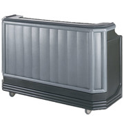 Cambro BAR730420 72.75" W x 26" D x 48" H Gray Polyethylene Cambar Portable Bar