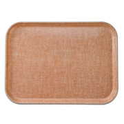 Cambro 3753329 14.56" W x 20.87" D Rectangular Dishwasher Safe Linen Toffee Camtray