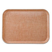 Cambro 3853329 14.75" W x 20.87" D Rectangular Dishwasher Safe Linen Toffee Camtray
