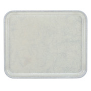 Cambro 3853531 14.75" W x 20.87" D Rectangular Dishwasher Safe Galaxy Antique Parchment Silver Camtray