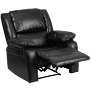 Flash Furniture BT-70597-1-GG Black LeatherSoft Contemporary Design Harmony Series Recliner