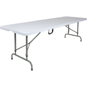 Flash Furniture RB-3096FH-ADJ-GG 661 Lbs. Granite WhiteTop Waterproof Ready To Use Commercial Table