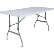 Flash Furniture RB-3050ADJ-GG 330 Lbs. Granite WhiteTop Waterproof Ready To Use Commercial Table