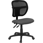 Flash Furniture WL-A7671SYG-GY-GG 250 Lb. Gray Fabric Armless Swivel Task Chair