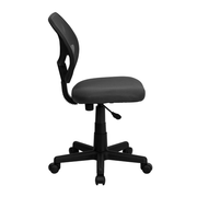 Flash Furniture WA-3074-GY-GG 250 Lb. Gray Fabric Nylon Arms Swivel Task/Computer Chair