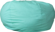 Flash Furniture DG-BEAN-LARGE-SOLID-MTGN-GG Mint Green Cotton Twill Oversized Bean Bag Chair