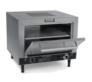 Nemco 6205-240 2-Deck Countertop Electric Stainless Steel Construction Pizza Oven - 240 Volts, 5400 Watts