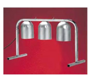 Nemco 6008-3 3 Bulbs Portable Counter Unit Free Standing Heat Lamp - 120 Volts 750 Watts