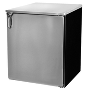Glastender C1RL40 40"W Two-Section Solid Door Cooler