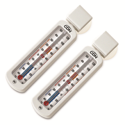 CDN EFG120-X2 Color-Coded Scale Temperature Guide On Thermometer ABS Plastic Freezer Thermometer 2 Each Per Pack