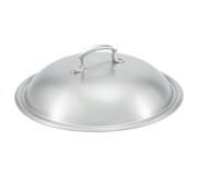 Vollrath 49426 12.75" Dia. 3-Ply Construction Satin Finish Interior & Exterior with Mirror Finish Handle Miramar High Dome Cover
