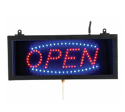 AARCO OPE02S 16.13"W x 6.75"H "OPEN" (3) Display Modes LED Sign