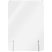 AARCO FPT3624 36" x 24" Clear Acrylic Freestanding Protection Shield