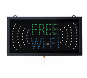 AARCO FRE11M 18.75"W x 9.75"H "FREE Wi-Fi" (3) Display Modes LED Sign