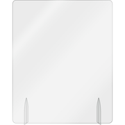 AARCO FPT3024 30" x 24" Clear Acrylic Freestanding Protection Shield