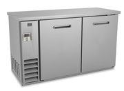 Kelvinator KCHBB60SS 60" W Stainless Steel 2 Solid Doors Back Bar Cooler - 115 Volts 0.2 HP