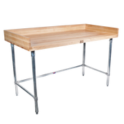 John Boos DSB11 48"W x 36"D With Stainless Steel Legs Baker's Top Work Table