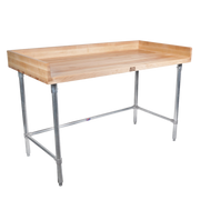 John Boos DNB13 48"W x 36"D x 39.25"H With Galvanized Legs Baker's Top Work Table