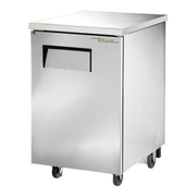 True TBB-1-S-HC 23.5" W Stainless Steel One-Section Solid Door Back Bar Cooler - 115 Volts