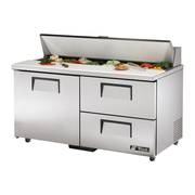 True TSSU-60-16D-2-ADA-HC 60.38" W Two Section Sandwich/Salad Unit - 115 Volts