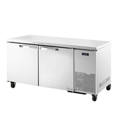 True TUC-67-HC~SPEC3 Side Mounted Self-contained Two Section SPEC SERIES Deep Undercounter Refrigerator - 115 Volts