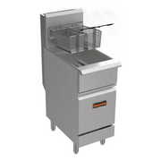 MVP Group FRYSTAR500 50 Lbs. All Stainless Steel Gas Sierra Frystar Fryer - 120,000 BTU