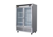 MVP Group KBSR-2G 44 Cu. Ft. Stainless Steel 2 Section Reach-In Kool-It Signature Refrigerator - 115 Volts