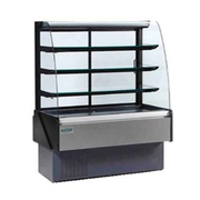 MVP Group KBD-CG-60-R 60" W Curved Glass 3 Shelves SPECIAL ORDER Hydra-Kool Bakery Display Case