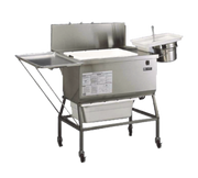 Henny Penny HB121.01 47.25" H x 67.63" W x 26.5" D 25 Lb. Breading Lug Capacity Stainless Steel Construction Hand Breader or Sifter - 120 Volts 1-Ph