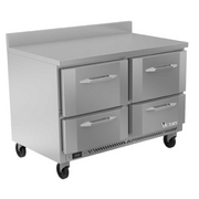 Victory VWRD48HC-4 48" W 4 Drawers Stainless Steel Exterior Worktop Refrigerated Counter - 115 Volts