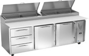 Victory VPPD46HC-2 46.13" W 3 Drawers Pizza Prep Table - 115 Volts