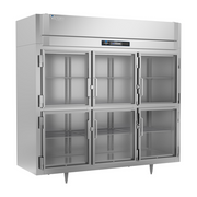 Victory RSA-3D-S1-EW-HG-HC 85.5" W Stainless Steel Exterior Glass Door UltraSpec Series Refrigerator - 115 Volts