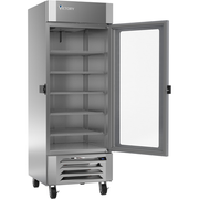 Victory LSR27HC-1-IQ 31.13" W Stainless Steel Exterior One-Section UltaSpec Series Merchandiser Refrigerator - 115 Volts