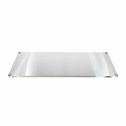 Omcan USA 44245 30" D x 72" W Undershelf for Poly Top Work Table