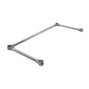 Omcan USA 39385 60"W x 30"D Galvanized Steel Leg and Cross Bracing