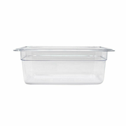 Omcan USA 80062 3.94" H Clear Polycarbonate 0.25 Size Food Pan