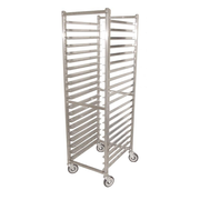 Omcan USA 23834 20 Pans Stainless Steel Square Top Pan Rack