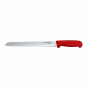 Omcan USA 12622 8" Red Handle Narrow Blade Slicing Knife